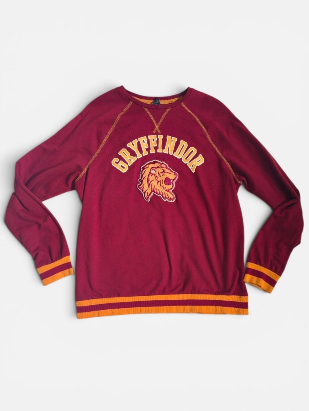 Harry Potter Gryffindor Red And Gold Crewneck Sweatshirt